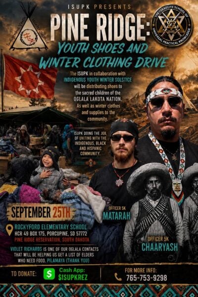 Pine Ridge: Youth Shoes and Winter Clothing Drive 2026