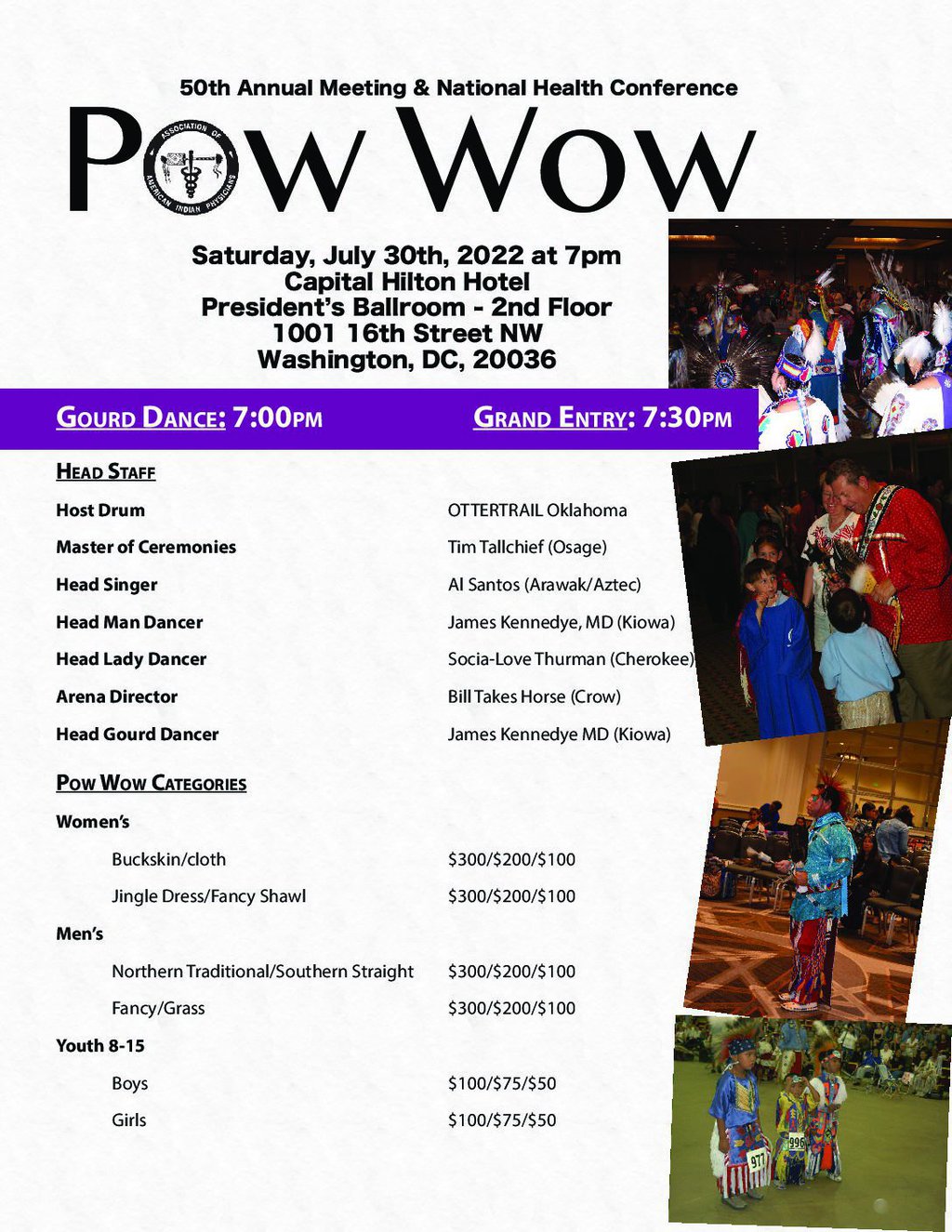 50th Annual Meeting & National Health Conference Pow Wow 2022