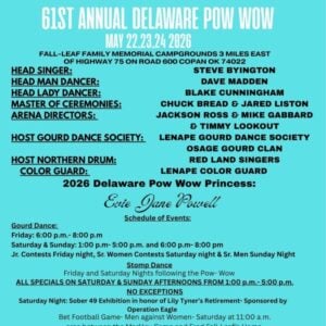 61st Annual Delaware Pow Wow 2026