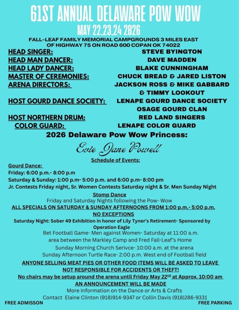 61st Annual Delaware Pow Wow 2026