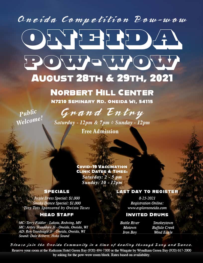Oneida Competition Pow-wow 2021 - Cancelled