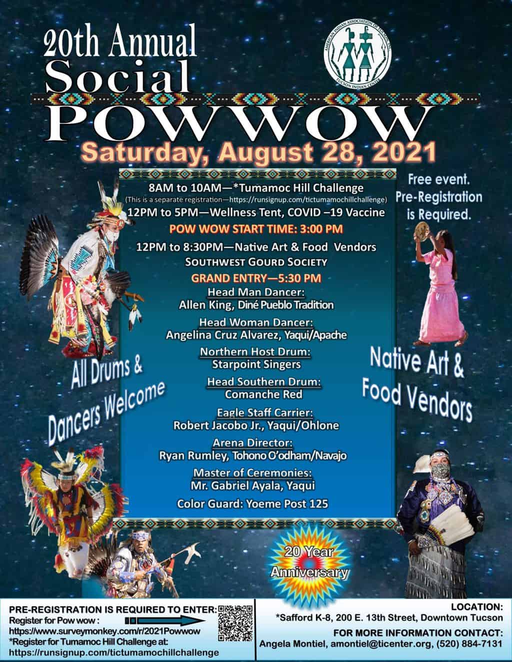 Tucson Indian Center 20th Annual Social Powwow 2021