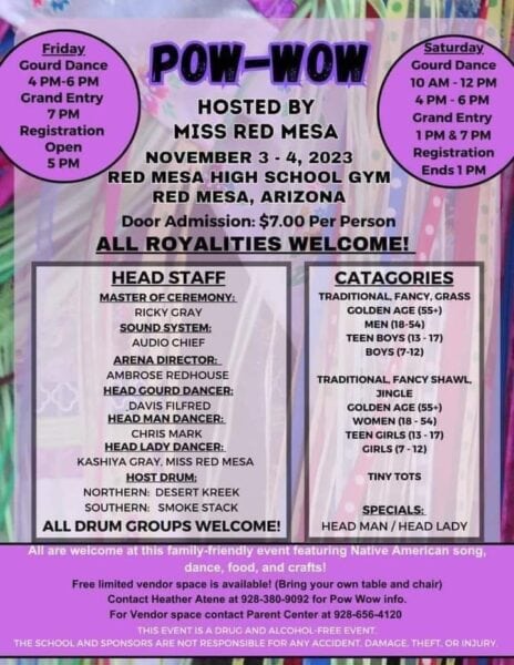 Pow Wow Hosted by Miss Red Mesa 2023
