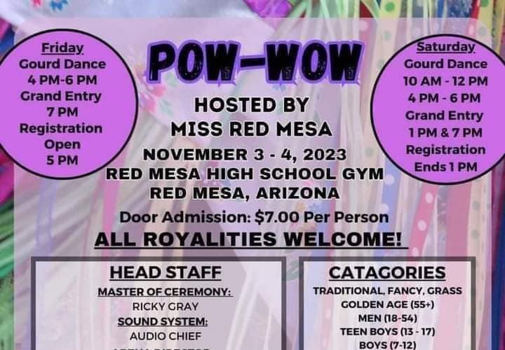 Pow Wow Hosted by Miss Red Mesa 2023
