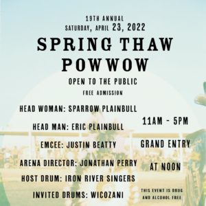19th Annual Spring Thaw Pow Wow 2022