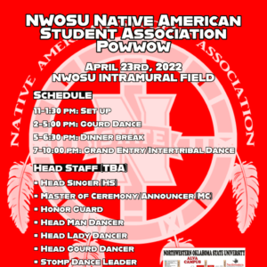 NWOSU Native American Student Association 1st Annual Pow Wow 2022