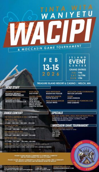 Prairie Island Waniyetu Wacipi 2026