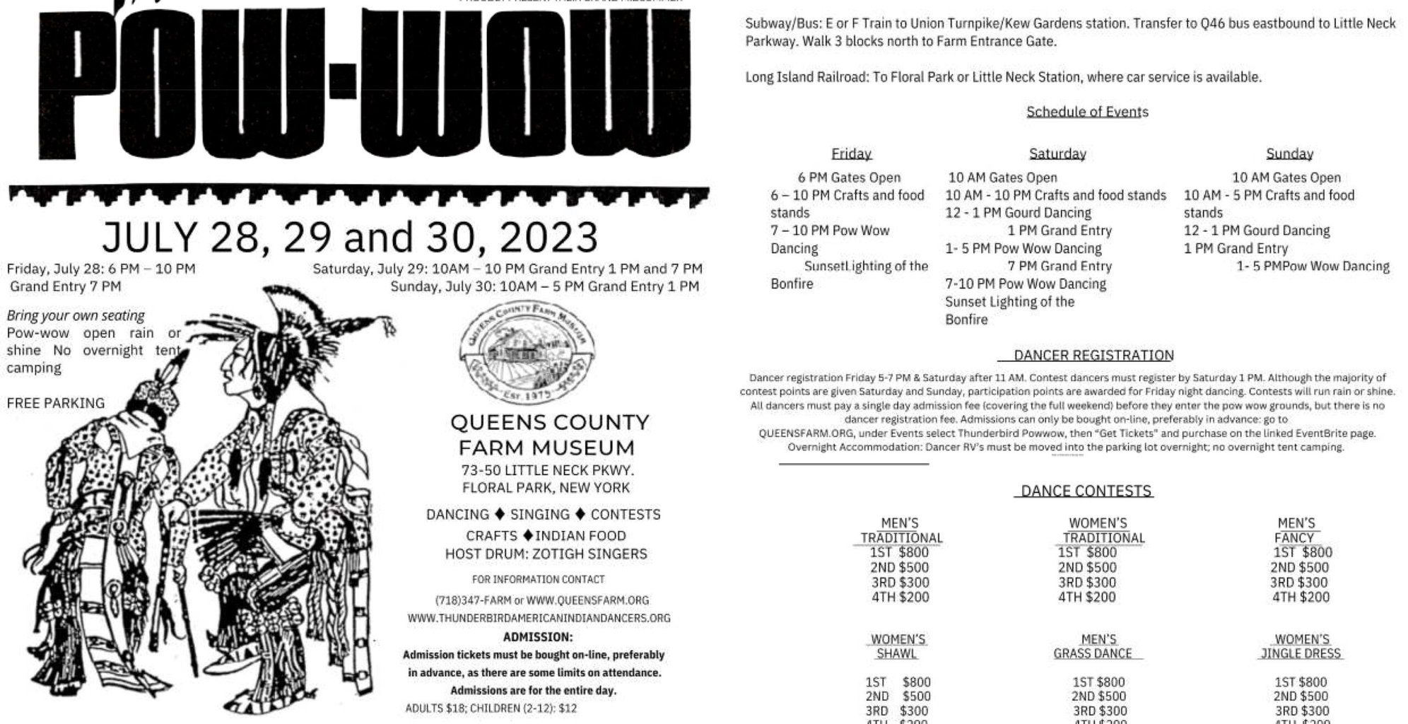 44th Annual Grand Mid-Summer Pow Wow at Queens Farm Museum 2023