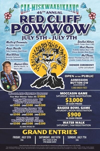 46th Annual Red Cliff Pow Wow 2024