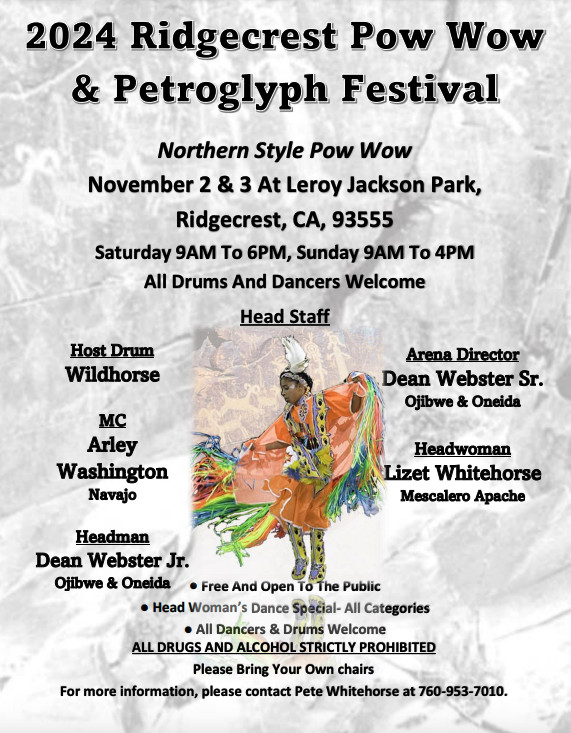 2024 Ridgecrest Pow Wow & Petroglyph Festival