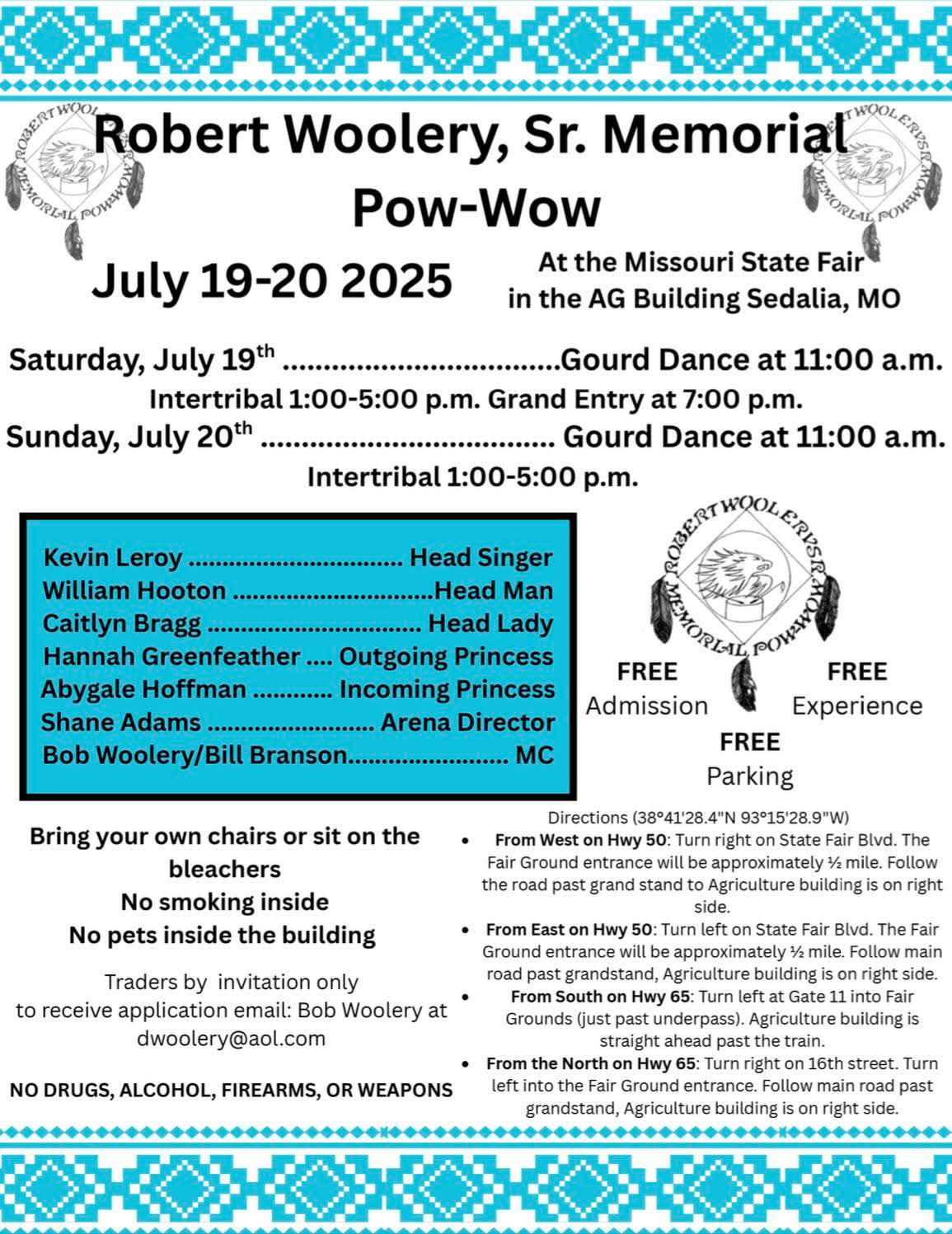 Robert Woolery Sr. Memorial Pow Wow 2025