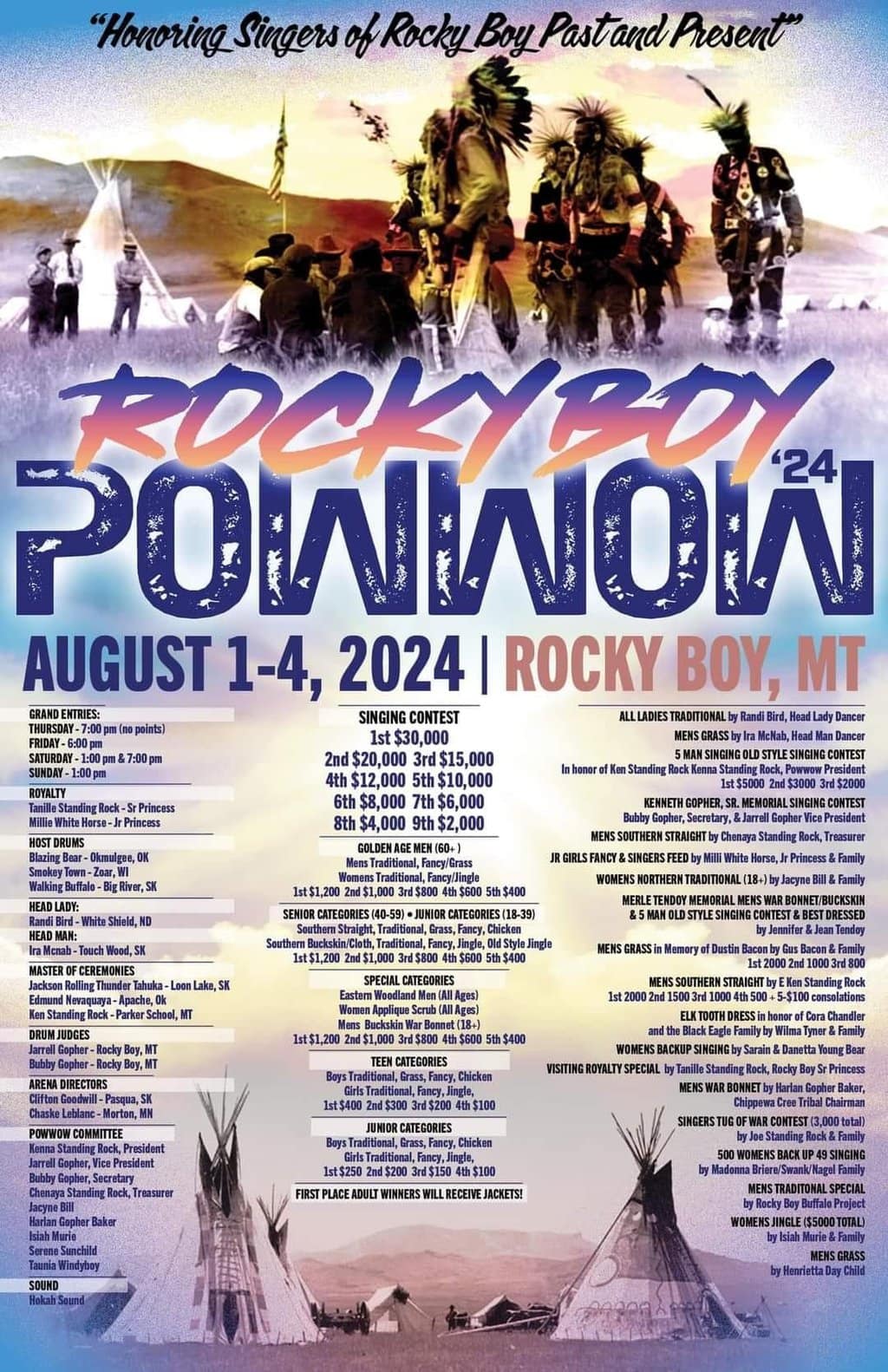 Rocky Boy Pow Wow 2024 – Pow Wow Calendar