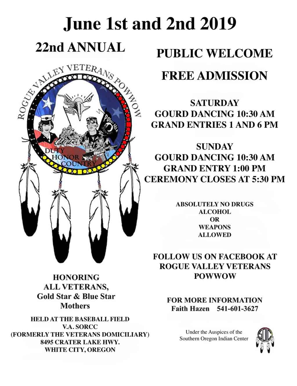 Rogue Valley Veterans Powwow (2019)