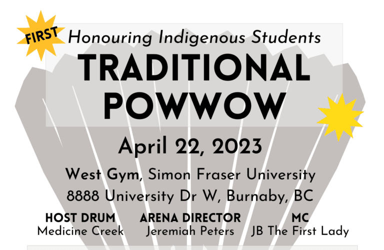 SFU Honouring Indigenous Students Pow Wow 2023