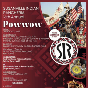 Susanville Indian Rancheria 16th Annual Pow Wow 2025