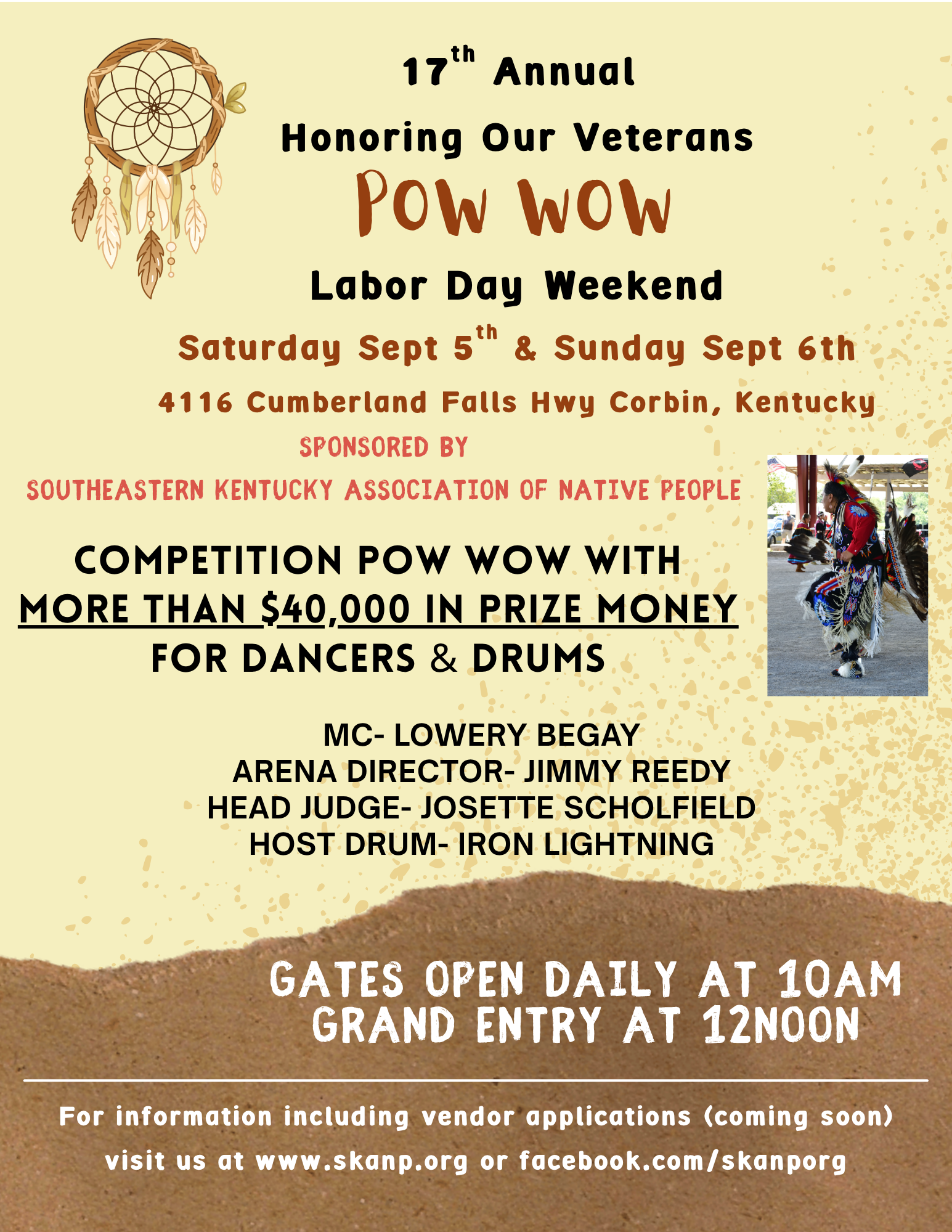 17th Annual Honoring Our Veterans Pow Wow 2026