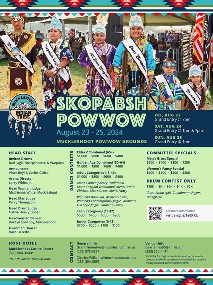 Skopabsh Pow Wow (Muckleshoot Indian Tribe) 2024