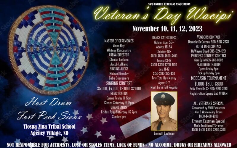 SWO United Veterans Association Veteran’s Day Wacipi 2023