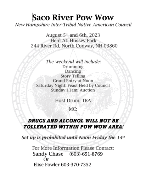 Saco River Pow Wow 2023
