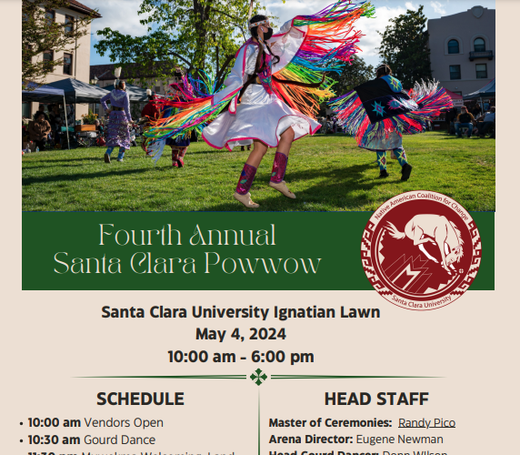 4th Annual Santa Clara University Pow Wow 2024