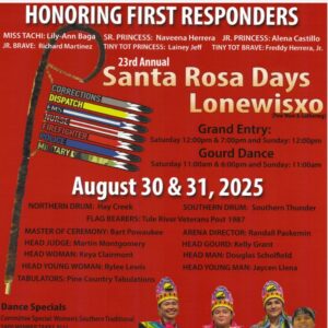 23rd Annual Santa Rosa Days Pow Wow & Gathering 2025