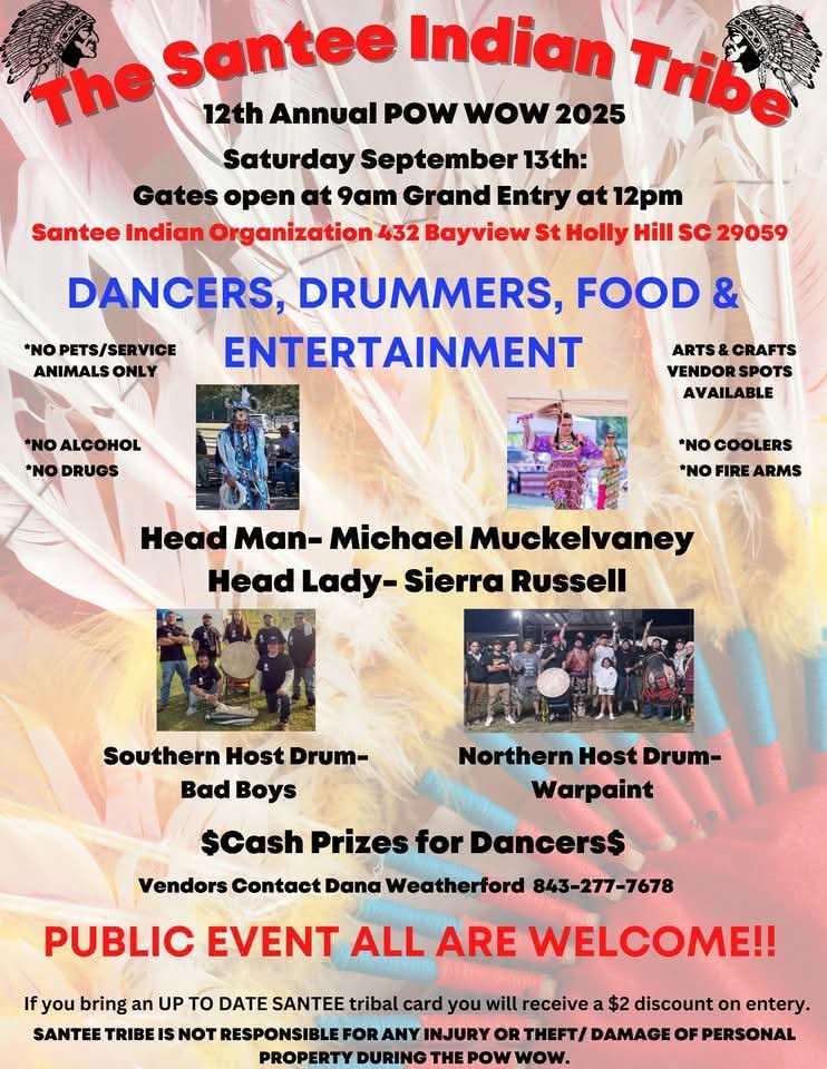 12th Annual Santee Indian Tribe Pow Wow 2025