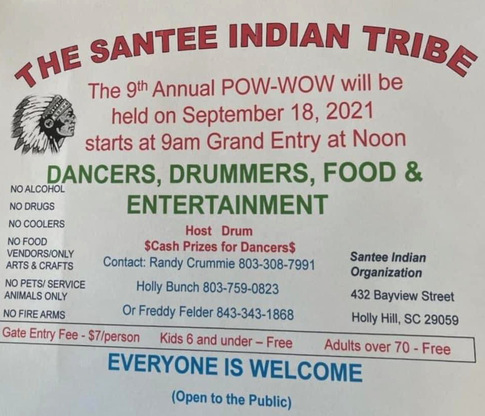 9th Annual Santee Indian Tribe Pow Wow 2021