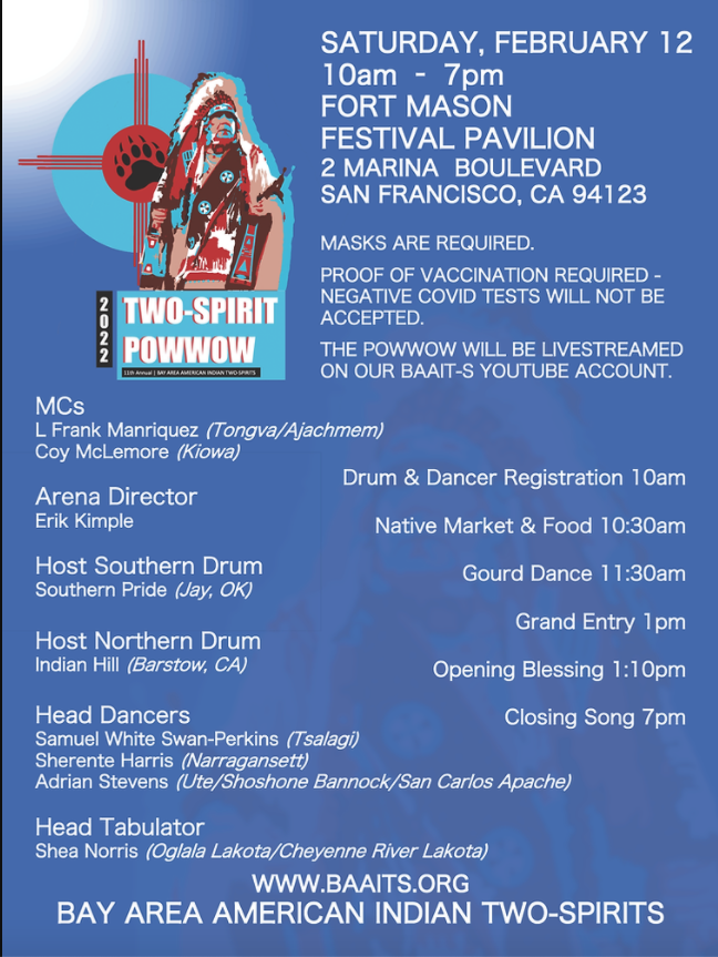 11th Annual Bay Area American Indian Two Spirits Pow Wow 2022 - Vimarsana News