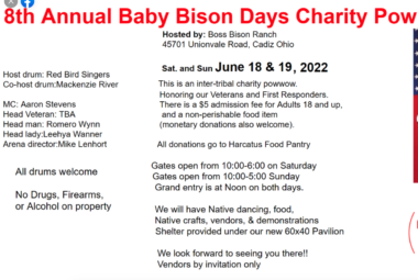 Baby Bison Days Charity Pow Wow 2022