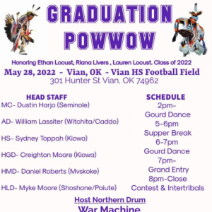 Graduation Pow Wow - Vian OK - 2022