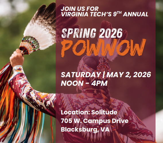 Virginia Tech 9th Annual Spring Pow Wow 2026