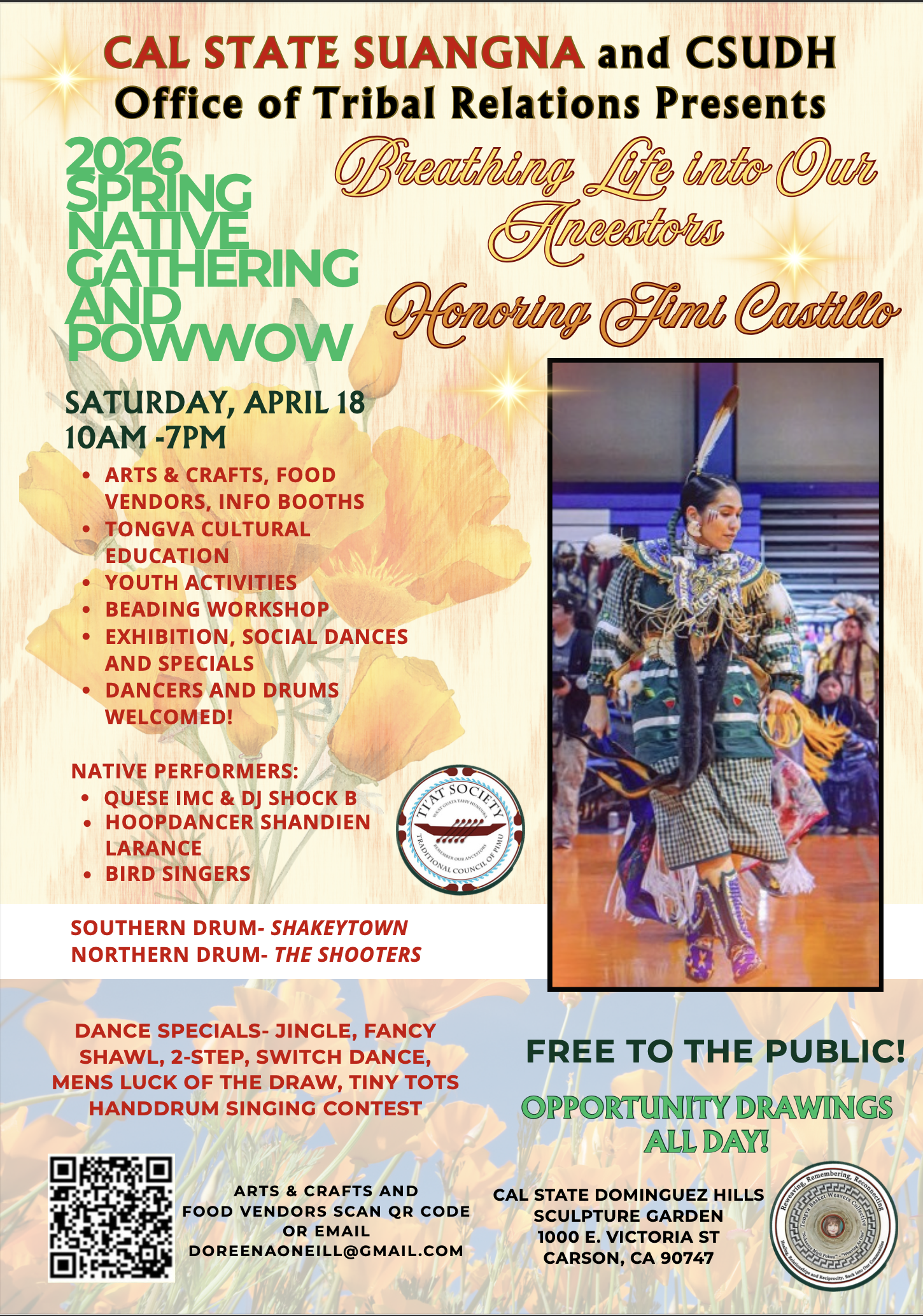 CSUDH Spring Native Gathering and Pow Wow 2026 – Pow Wow Calendar