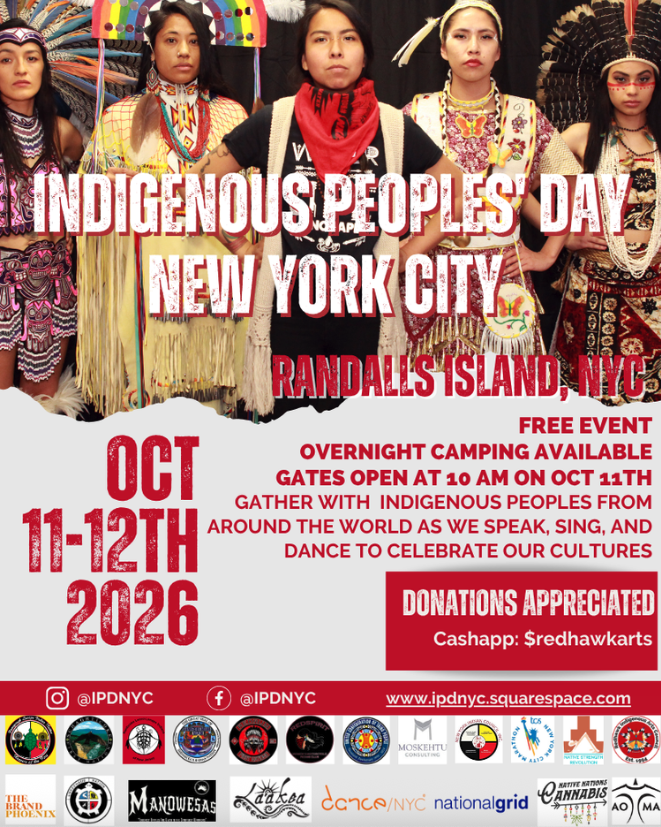Indigenous Peoples Day New York City (IPDNYC) 2026