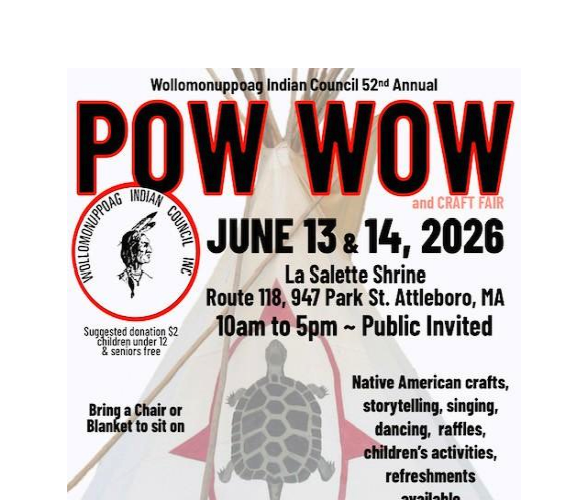 52nd Annual Wollomonuppoag Indian Council Pow Wow 2026
