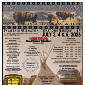 Swan Lake First Nation 28th Annual Competition Pow Wow 2026