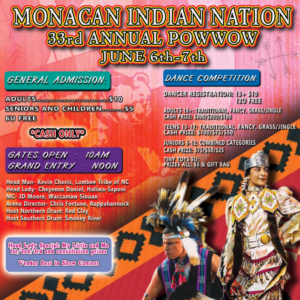 Monacan Indian Nation 33rd Annual Nation Pow Wow 2026