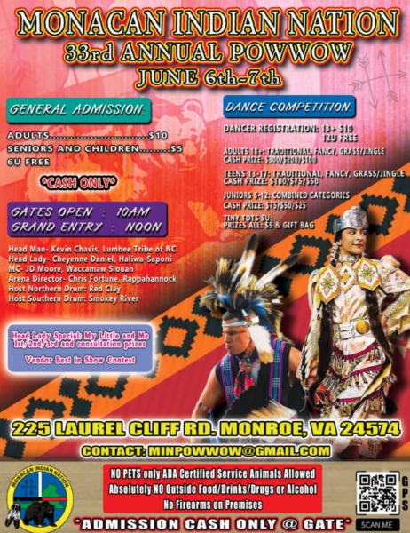 Monacan Indian Nation 33rd Annual Nation Pow Wow 2026