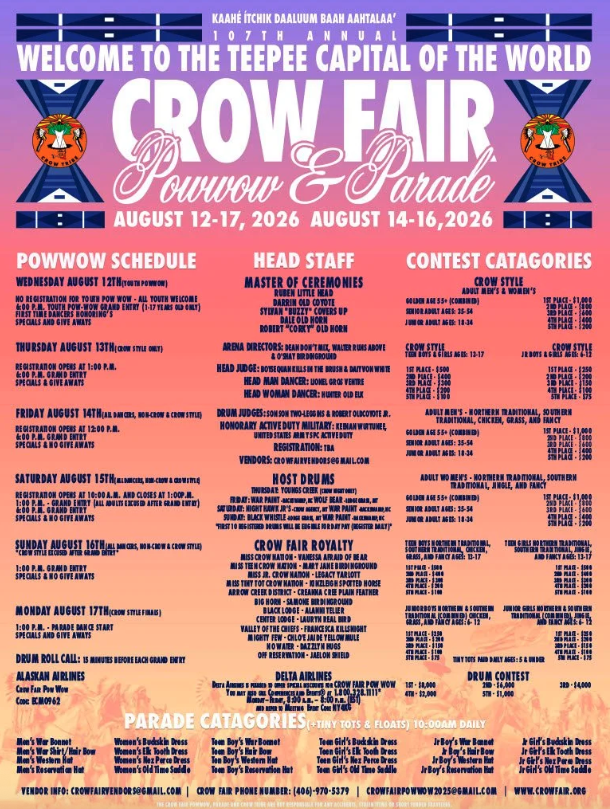 107th Annual Crow Fair 2026