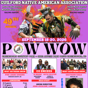 Guilford Native American Association 49th Annual Pow Wow 2026