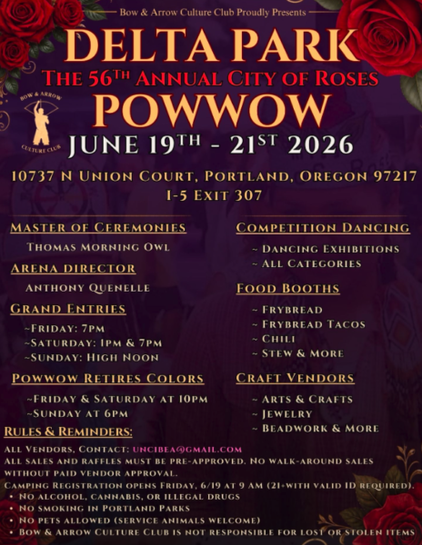 56th Annual City of Roses Delta Park Pow Wow 2026