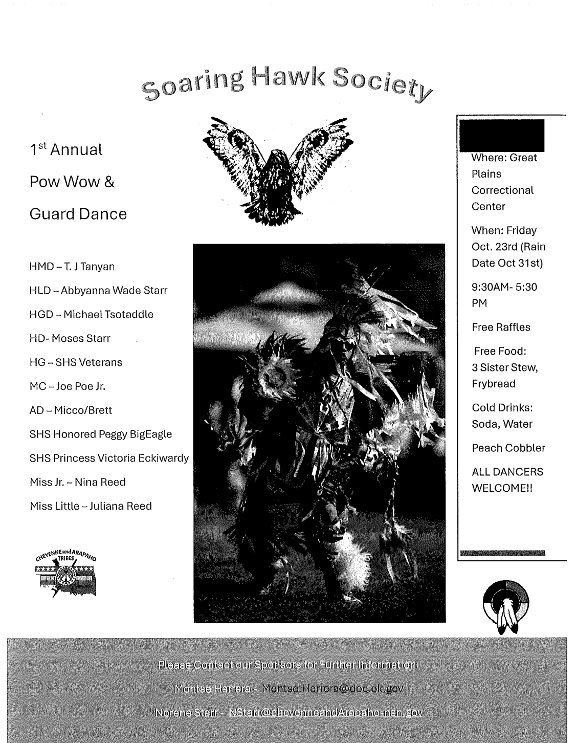 Soaring Hawk Society 1st Annual Pow Wow 2026