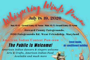 33rd Annual Howard County, MD Whispering Winds Pow Wow 2026