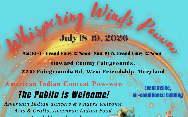 33rd Annual Howard County, MD Whispering Winds Pow Wow 2026