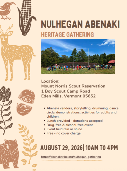 Nulhegan Abenaki Heritage Gathering 2026