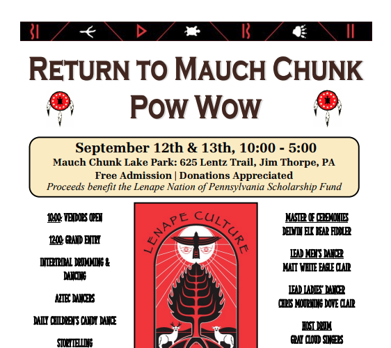 Return to Mauch Chunk Pow Wow 2026