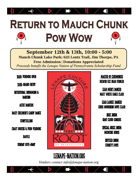 Return to Mauch Chunk Pow Wow 2026