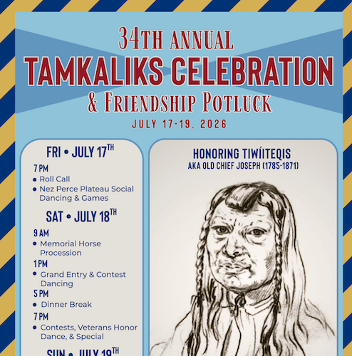 34th Annual Tamkaliks Celebration & Friendship Potluck 2026