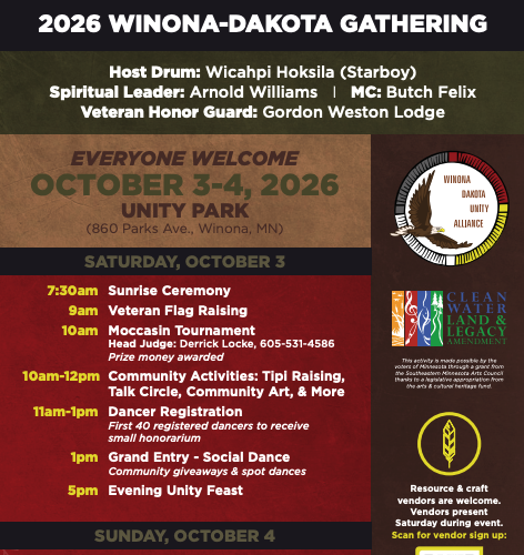 Winona-Dakota Gathering 2026