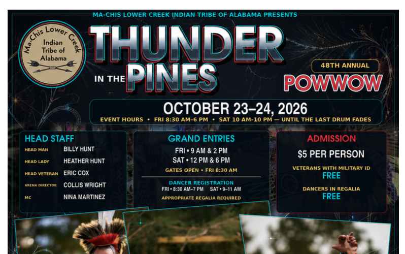 Thunder In The Pines Pow Wow 2026