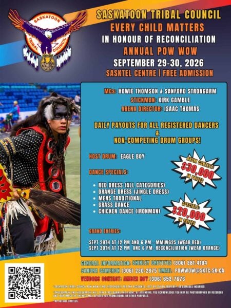 Saskatoon Tribal Council Every Child Matters Annual Pow Wow 2026